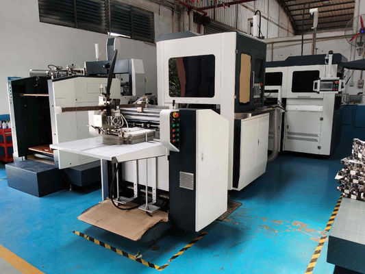 Mesin Pembuat Kotak Kue Kado Kaku L120XW110mm Dengan Sistem Pembungkus Kotak Ganda