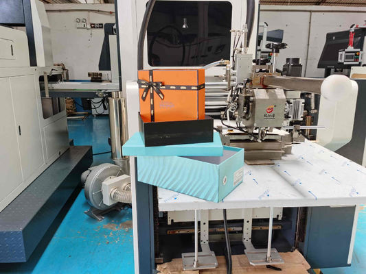 Mesin Pembuat Kotak Sepatu Preium Makanan Kaku Pemosisian Visual 0.12mm