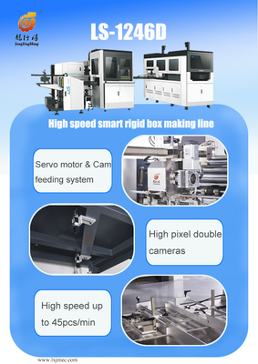 Wrapping Forming Automatic Smart Rigid Box Membuat Mesin Untuk Kotak Karton / Plastik