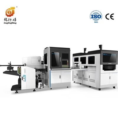 LS-300D Autoamtic High-Speed Intelligent Rigid Box Making Machine Untuk Kalung Ring Bracelet Box