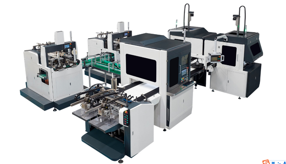 Otomatis Double Duty Rigid Box Making Machine Untuk Watch Box Maker