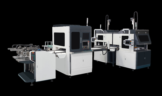 Smart Full Automatic Rigid Box Making Machine Untuk Mesin Pembuat Kotak Potongan Botol Mewah