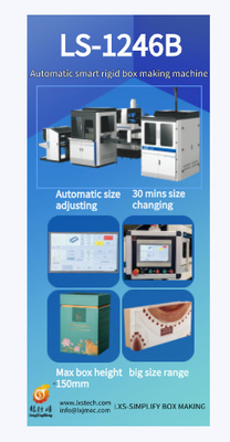 Otomatis Smart Packaging Sepatu Kotak Pakaian Membuat Mesin Karton Box Maker Phone Box Wrapping System