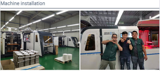 Mesin Pembuat Kotak Karton Kaku Berkecepatan Tinggi Ketebalan Karton 0.8mm-3mm Untuk Ponsel