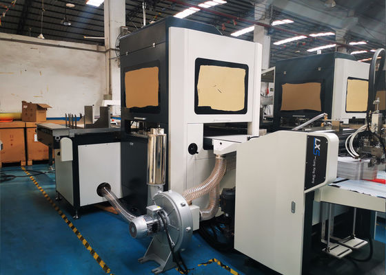 Hardcover V Groove Cutter Machine Box 15pcs / min Mesin Pembungkus Kertas Lining