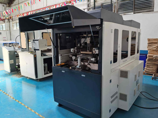 Mesin Pembuat Kotak Kue Kado Kaku L120XW110mm Dengan Sistem Pembungkus Kotak Ganda