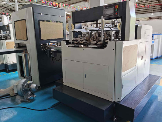 Kotak Mesin Pembuat Kotak Otomatis Atas Bawah Kaku Lebar 89mm 400mm