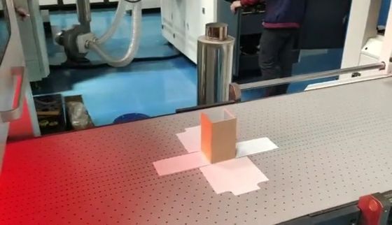 Mesin Pembuat Kotak Otomatis Untuk Pabrik Kotak Ponsel Samsung Dengan Perekatan Feeding Paste