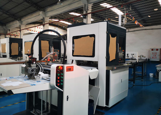Mesin Pembuat Kotak Otomatis Untuk Pabrik Kotak Ponsel Samsung Dengan Perekatan Feeding Paste