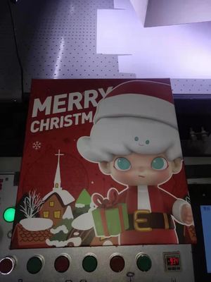 Mesin Pembuat Kotak Hadiah Natal L5989XW3182XH2100mm Mesin Pengeleman Kertas Kotak Kaku