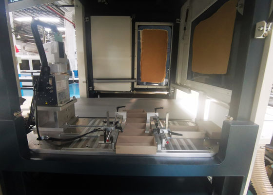 Mesin Pengeleman Kertas L5985mm W3183mm Mesin Pemosisian Kotak Kaku