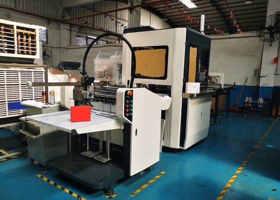 Mesin Pengeleman Kertas L5985mm W3183mm Mesin Pemosisian Kotak Kaku