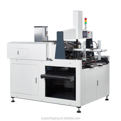 Craft Tape Four Corner Paste Machine 75pcs / min Untuk Kotak Telepon Kaku
