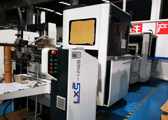 LS 450 S. Box Positioning Machine Yang Digunakan Untuk Menempelkan Inner Box Pada Kertas Untuk Membuat Box Handphone.