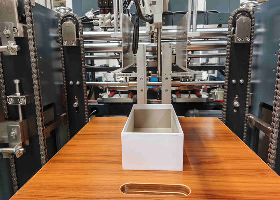 Mesin Pembuat Kotak Sepatu Kaku 12mm 100mm Positioning Untuk Kotak Pembungkus