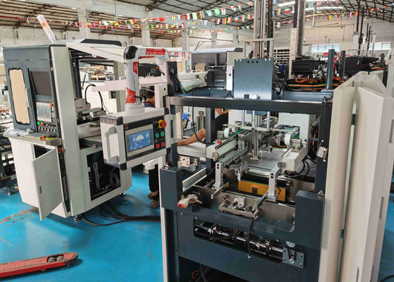 Mesin Pembuatan Kotak Kemasan L80XW70mm 15pcs / mnt Smart High Speed