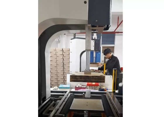 OEM / ODM 3.2KW Mesin Pembentuk Kotak Kertas Semi Otomatis